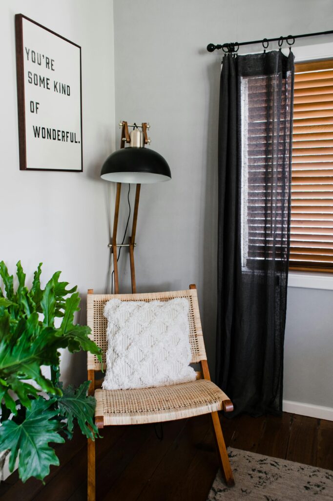 wood curtain rods
